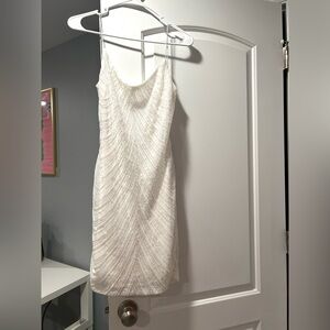 Windsor White Sequin Mini Dress